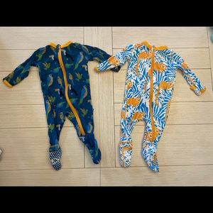 Kickee Pants Newborn Bamboo Footies